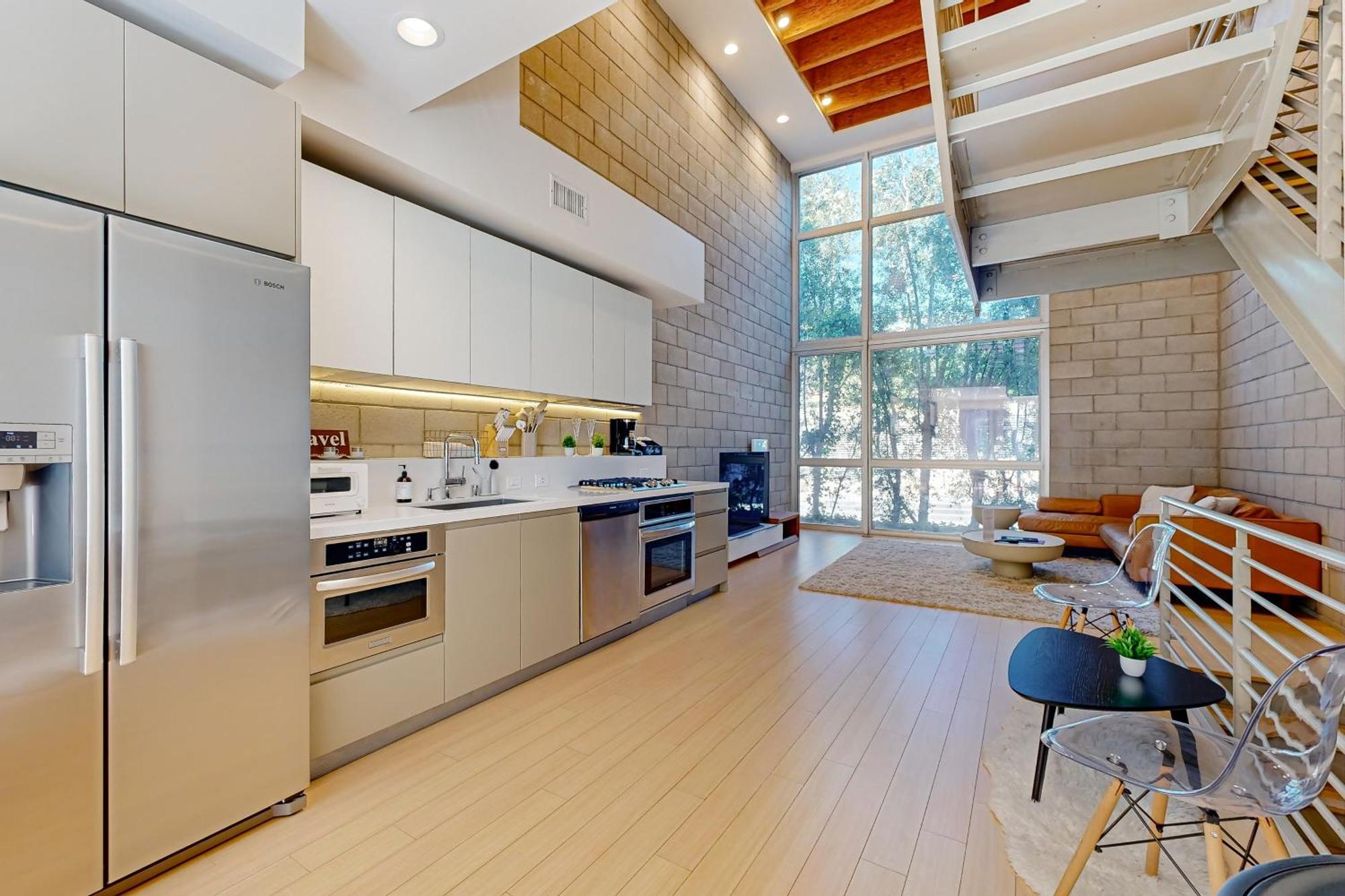 Modern Loft-Style Townhouse In Los Angeles Dış mekan fotoğraf